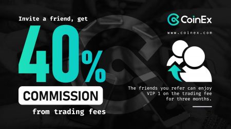 CoinEx Invita a Friends Bonus - Fins a un 40% de la quota comercial