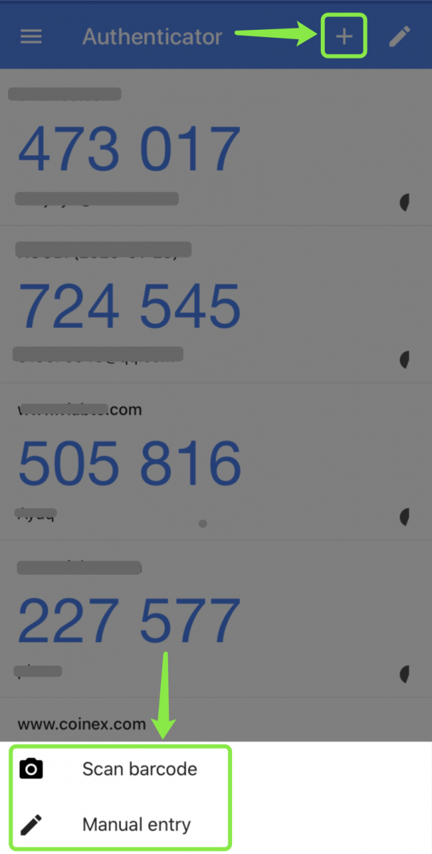 Conas Google Authenticator a cheangal i CoinEx Conas Google Authenticator a cheangal i CoinEx