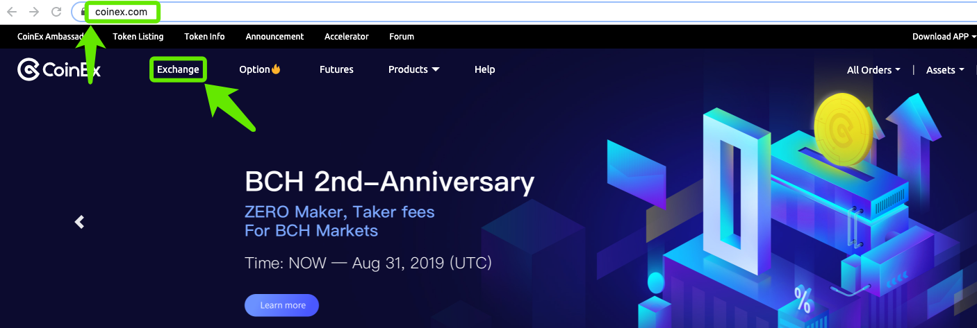 CoinEx پر کریپٹو کو کیسے رجسٹر اور ٹریڈ کریں۔