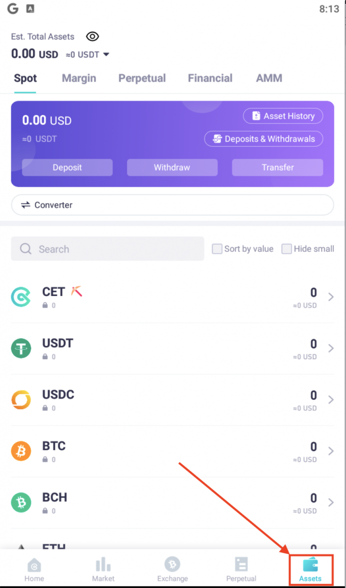 Ki jan yo depoze ak retire nan CoinEx Ki jan yo depoze ak retire nan CoinEx