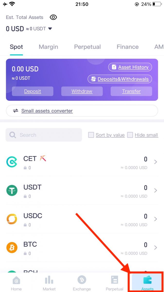 Ki jan yo depoze ak retire nan CoinEx Ki jan yo depoze ak retire nan CoinEx