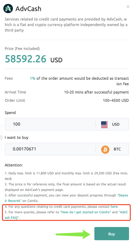 Як набыць Crypto з дапамогай AdvCash у CoinEx Як набыць Crypto з дапамогай AdvCash у CoinEx