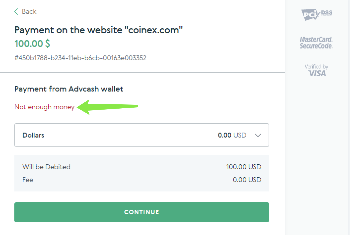 Як набыць Crypto з дапамогай AdvCash у CoinEx Як набыць Crypto з дапамогай AdvCash у CoinEx