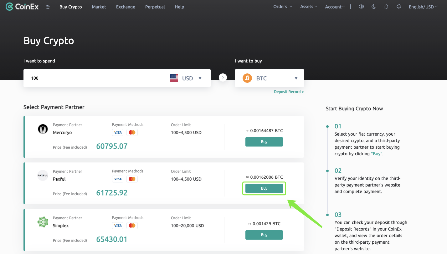 Як набыць Crypto ад Paxful у CoinEx Як набыць Crypto ад Paxful у CoinEx