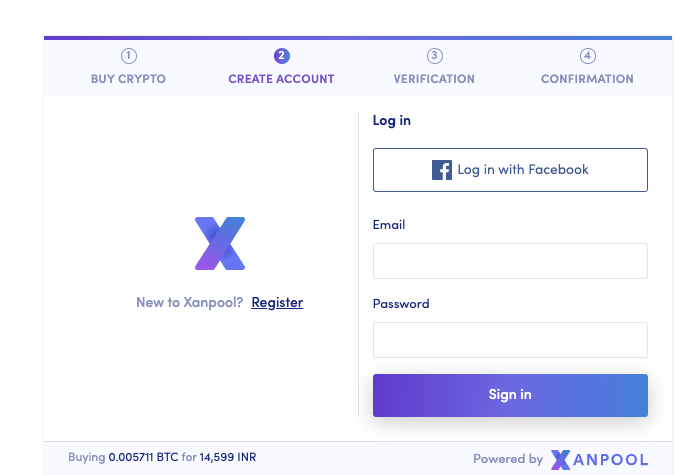Як набыць Crypto ад XanPool у CoinEx Як набыць Crypto ад XanPool у CoinEx