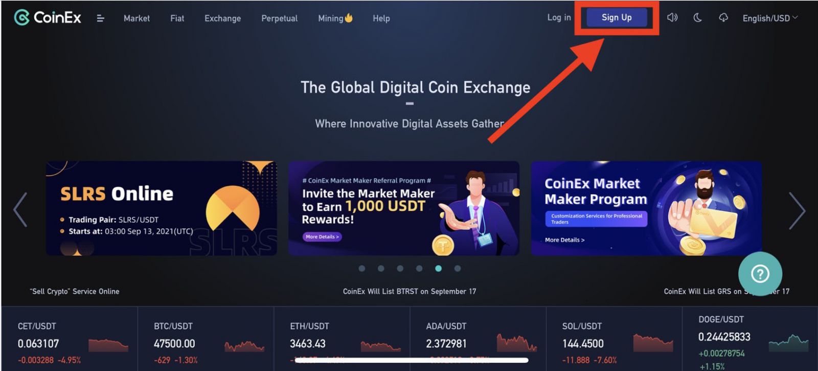 วิธีลงทะเบียนและถอนเงินใน CoinEx วิธีลงทะเบียนและถอนเงินใน CoinEx