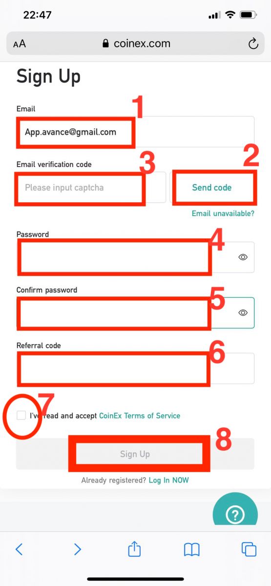 วิธีลงทะเบียนและถอนเงินใน CoinEx วิธีลงทะเบียนและถอนเงินใน CoinEx