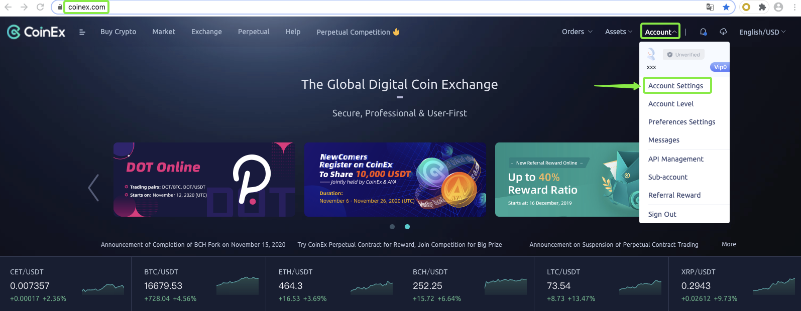 Како да ја ресетирате или најдете назад лозинката за најавување во CoinEx Како да ја ресетирате или најдете назад лозинката за најавување во CoinEx
