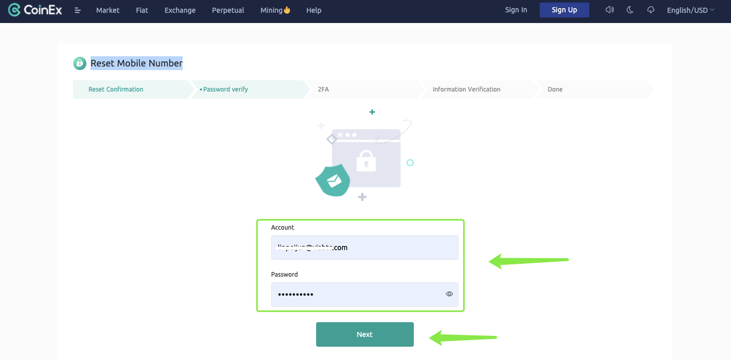 በ CoinEx ውስጥ የስልክ ቁጥርን እንዴት እንደገና ማስጀመር/መቀየር እንደሚቻል በ CoinEx ውስጥ የስልክ ቁጥርን እንዴት እንደገና ማስጀመር/መቀየር እንደሚቻል