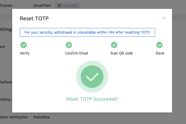 CoinExте TOTP аутентификациясын кантип кайра коюу/өзгөртүү керек CoinExте TOTP аутентификациясын кантип кайра коюу/өзгөртүү керек