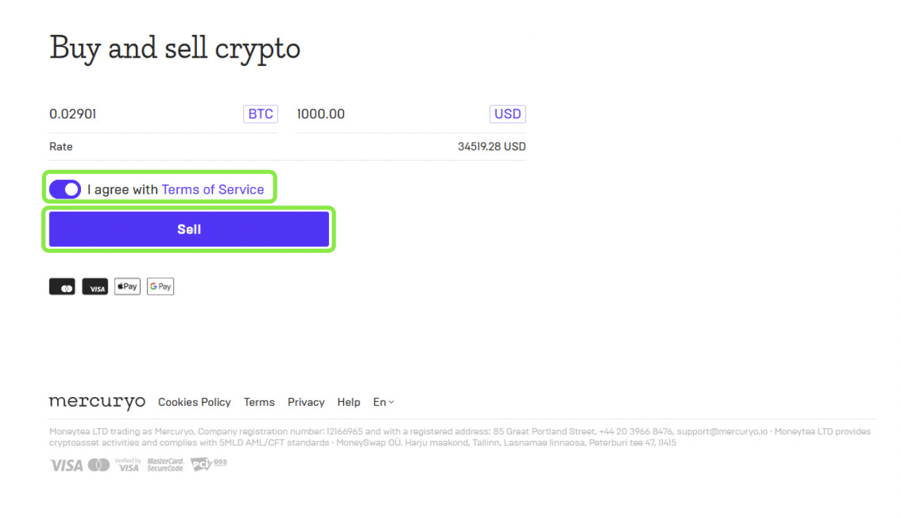 Nigute Kugurisha Crypto na Mercuryo muri CoinEx Nigute Kugurisha Crypto na Mercuryo muri CoinEx